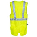 Men's Yellow High-Visibility Reflective Safety Vest